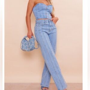 PLT DENIM TWO PIECE